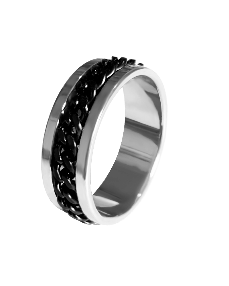 anel-masculino-chain-black-silver-2
